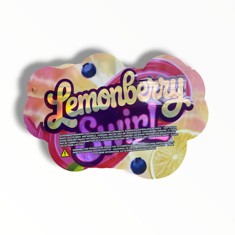 Lemon Swirl Mylar Bag 3.5 Grams