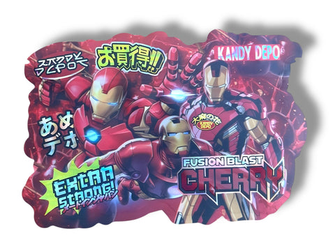 Kandy Depo Fusion Blast Cherry Mylar Bag with Box 3.5 Grams