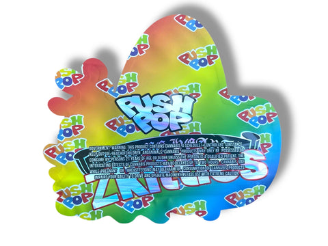 Push Pop Chrome Hearts Zkitt Mylar Bag 3.5 Grams