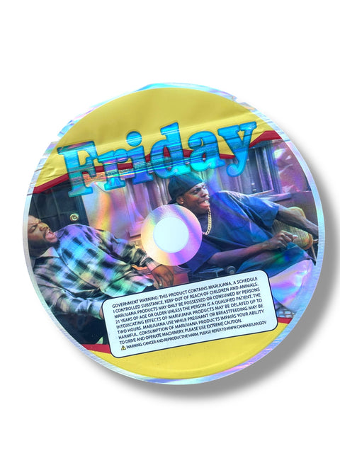 Friday CD Cases With Mylar Bag 3.5 Grams