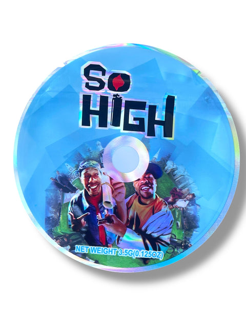 So High CD Cases With Mylar Bag 3.5 Grams