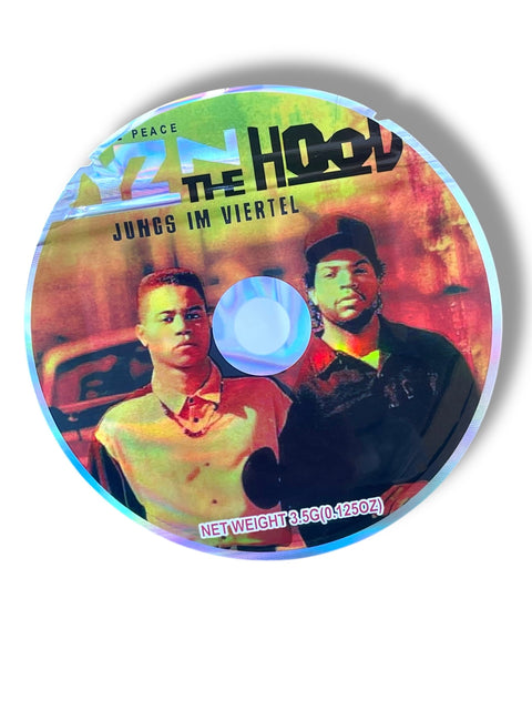 Boyz N the Hood CD Cases With Mylar Bag 3.5 Grams