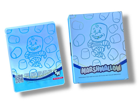 Black Magic Marshmallow Mylar Bag with Box 3.5 Grams