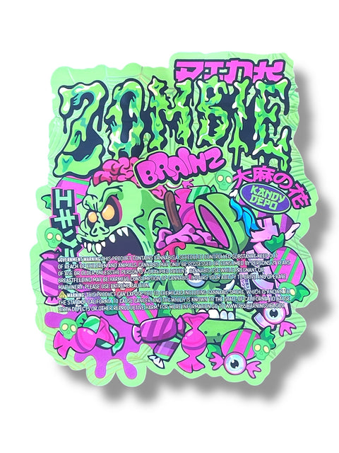 Kandy Depo Pink Zombie Brainz Mylar Bag 3.5 Grams
