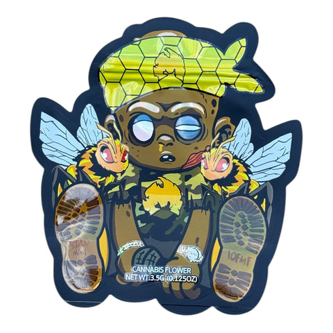 ICFMF Bee Mylar Bag with Box 3.5 Grams