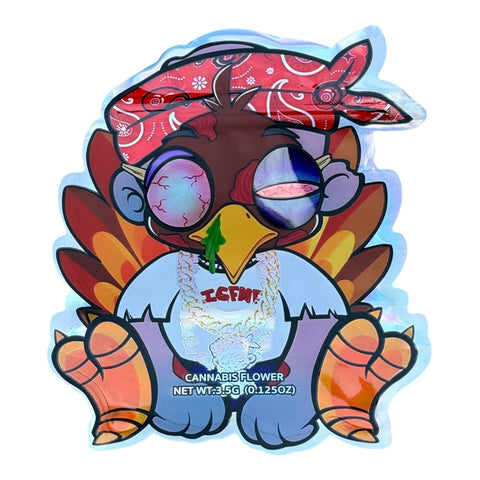 ICFMF Turkey Mylar Bag with Box 3.5 Grams