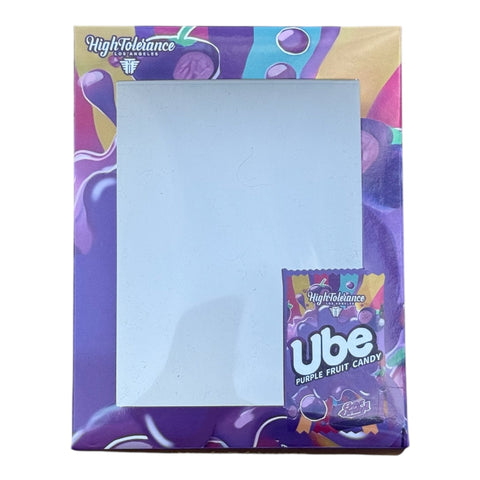 Ube Purple Fruit Candy Mylar Bag with Box 3.5 Grams