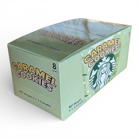 Caramel Cookies 3.5g Soda Can Master Box – 8 Cans