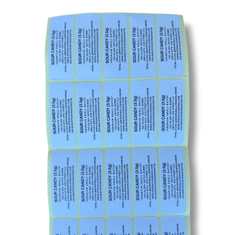 Sprinkles Zero Sour Candy (Soft Sticker) Mylar Bag 3.5 Grams