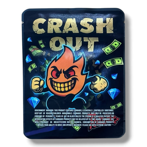Crash Out (Soft Sticker) Mylar Bag 3.5 Grams