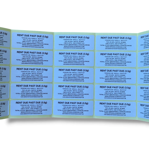 Rent Due (Soft Sticker) Mylar Bag 3.5 Grams