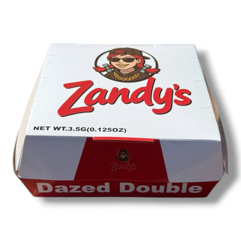 Zandy's 3.5g Mylar Bag & Burger Box Set | Smell Proof Packaging