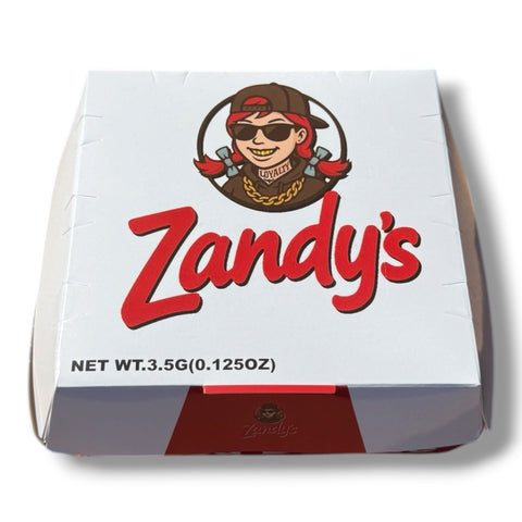 Zandy's 3.5g Mylar Bag & Burger Box Set | Smell Proof Packaging