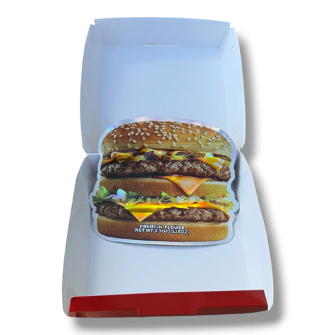 ZaDonald'z 3.5g Mylar Bag & Burger Box Set | Smell Proof Packaging