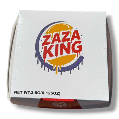 Zaza King Burger 3.5g Mylar Bag & Burger Box Set | Smell Proof Packaging