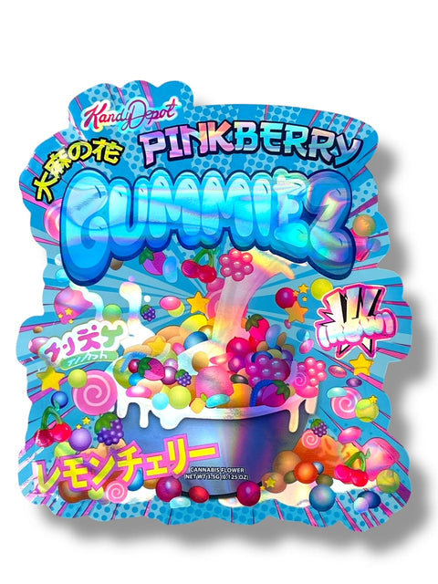 Kandy Depo Pink Berry Gummiez Mylar Bag 3.5 Grams