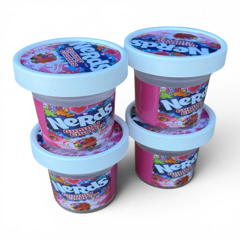 Nds Gummy Clusters Ice Cream Jars Plastic Container 3.5 Grams
