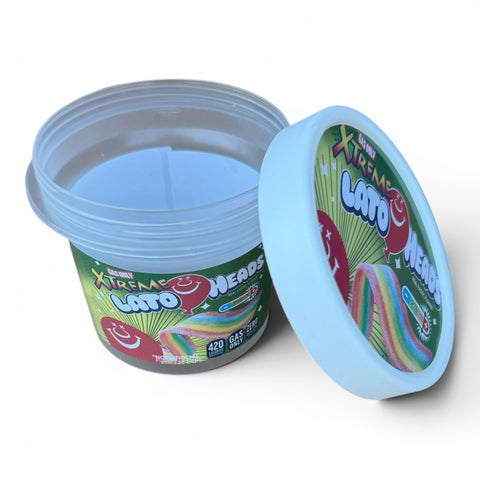 Xtreme Lato Heads Ice Cream Jars Plastic Container 3.5 Grams