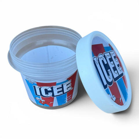 Cherry Icee Ice Cream Jars Plastic Container 3.5 Grams