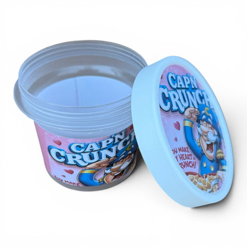 Cap'n Crunch Ice Cream Jars Plastic Container 3.5 Grams