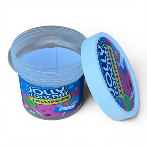 Jolly Rancher Lollipops Ice Cream Jars Plastic Container 3.5 Grams