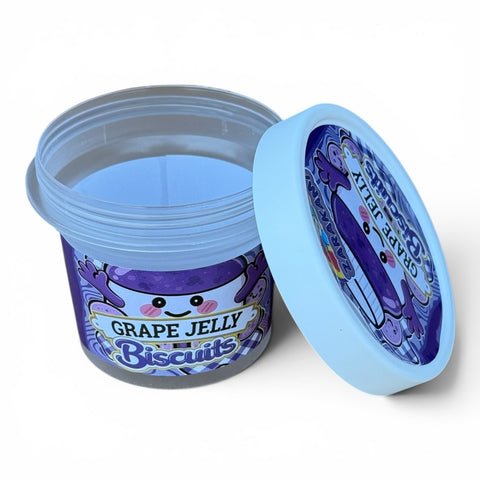Grape Jelly Biscuits Ice Cream Jars Plastic Container 3.5 Grams