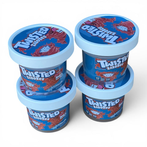 Twisted Zabores Ice Cream Jars Plastic Container 3.5 Grams