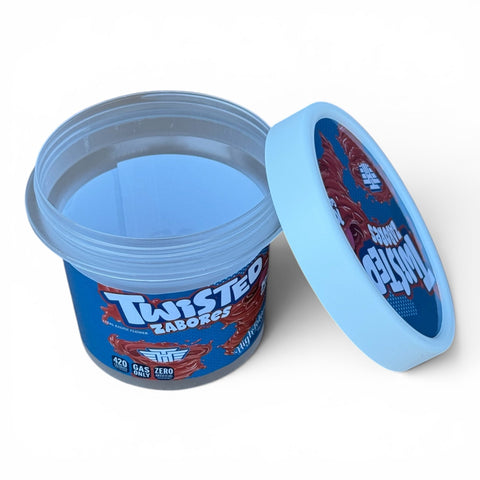 Twisted Zabores Ice Cream Jars Plastic Container 3.5 Grams