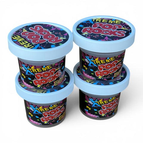 Pop Rocks Extreme Ice Cream Jars Plastic Container 3.5 Grams