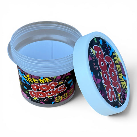 Pop Rocks Extreme Ice Cream Jars Plastic Container 3.5 Grams
