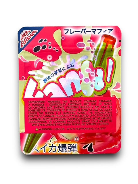 Fan-nta Bomb Pop Watermelon Mylar Bag 3.5 Grams