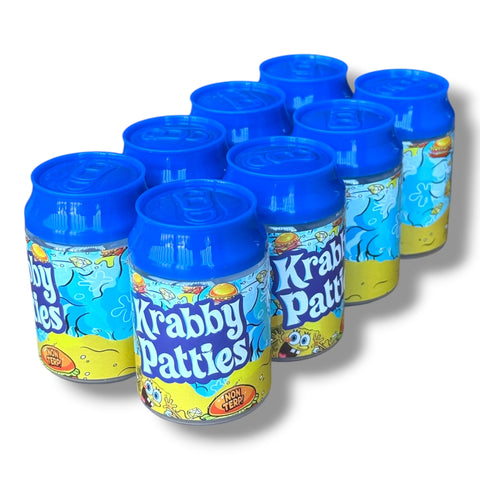 Krabby Patties 3.5g Soda Can Master Box – 8 Cans