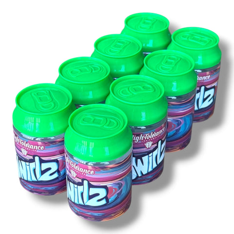 High Tolerance Swirlz 3.5g Soda Can Master Box – 8 Cans