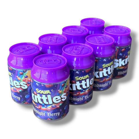 Sour Skitt Midnight Berry 3.5g Soda Can Master Box – 8 Cans