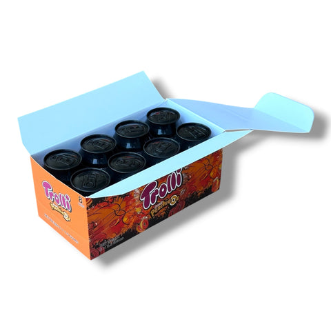Trolli Sweet Peachie O's 3.5g Soda Can Master Box – 8 Cans