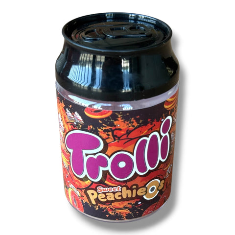 Trolli Sweet Peachie O's 3.5g Soda Can Master Box – 8 Cans