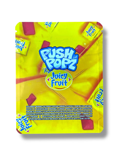 Push Popz Juicy Fruit Mylar Bag 3.5 Grams