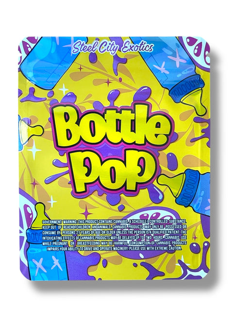 Bottle Pop Mylar Bag 3.5 Grams