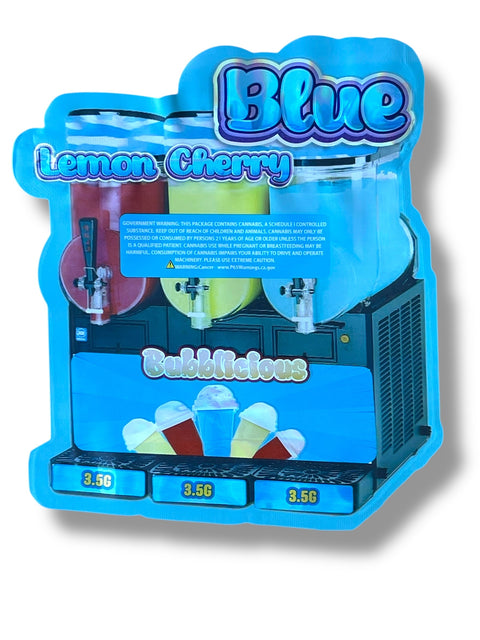Blue Lemon Cherry Mylar Bag 3.5 Grams