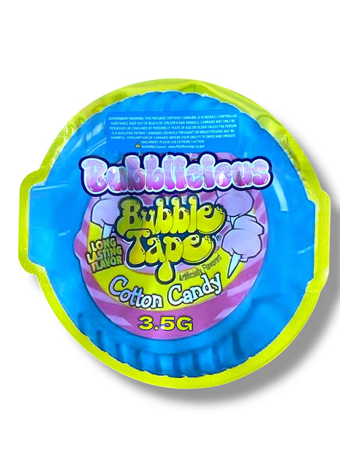 Bubble Tape Cotton Candy Mylar Bag 3.5 Grams