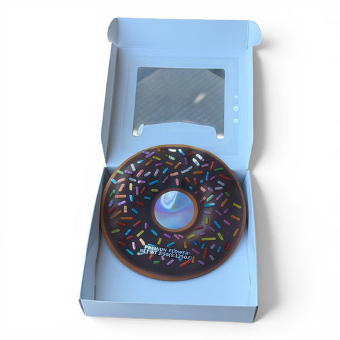 Zaza Kreamz Chocolate Doughnuts 3.5g Mylar Bag & Box Set | Smell Proof Packaging