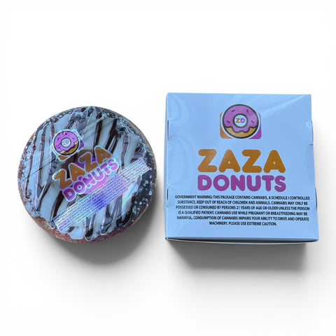 Zaza Donuts 3.5g Mylar Bag & Box Set | Smell Proof Packaging