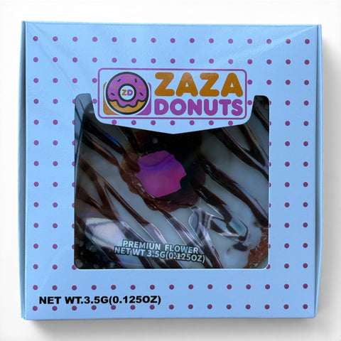 Zaza Donuts 3.5g Mylar Bag & Box Set | Smell Proof Packaging