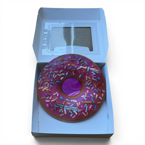 Zaza Donuts Pink 3.5g Mylar Bag & Box Set | Smell Proof Packaging