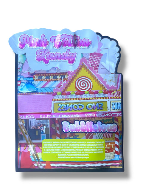 Pink Cotton Candy Mylar Bag 3.5 Grams