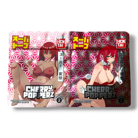 Super Dope Sakura Cherry Popperz Double Mylar Bag 3.5 Grams