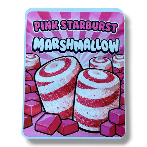 Sprinkles Pink Burst Marshmallow (Soft Sticker) With Stickers and Labels Mylar Bag 3.5 Grams