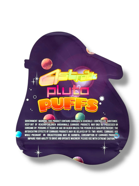 Asteroids Pluto Puffs Mylar Bag 3.5 Grams