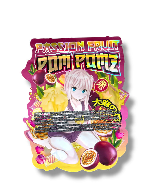Kandy Depo Passion Fruit Pom Pomz Mylar Bag 3.5 Grams