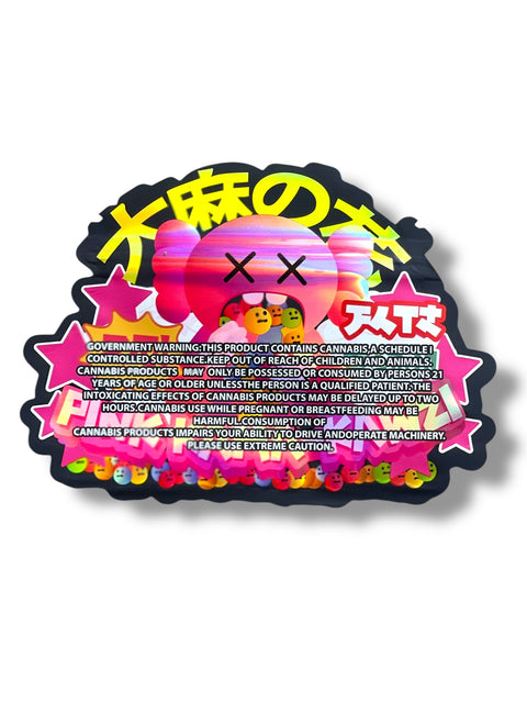 Pink Kama-Kawzi Mylar Bag 3.5 Grams